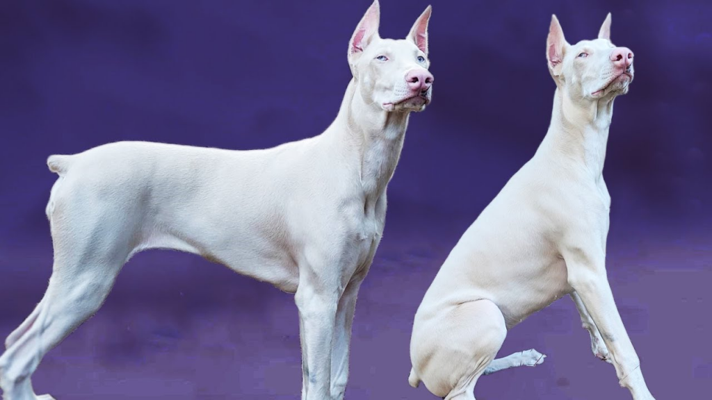 White Dobermans have been around only for a few decades